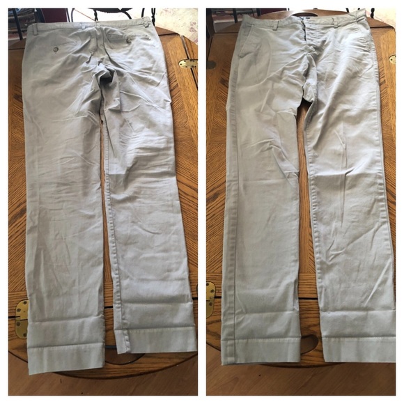 H&M Button-up Gray Khakis - Picture 2 of 9